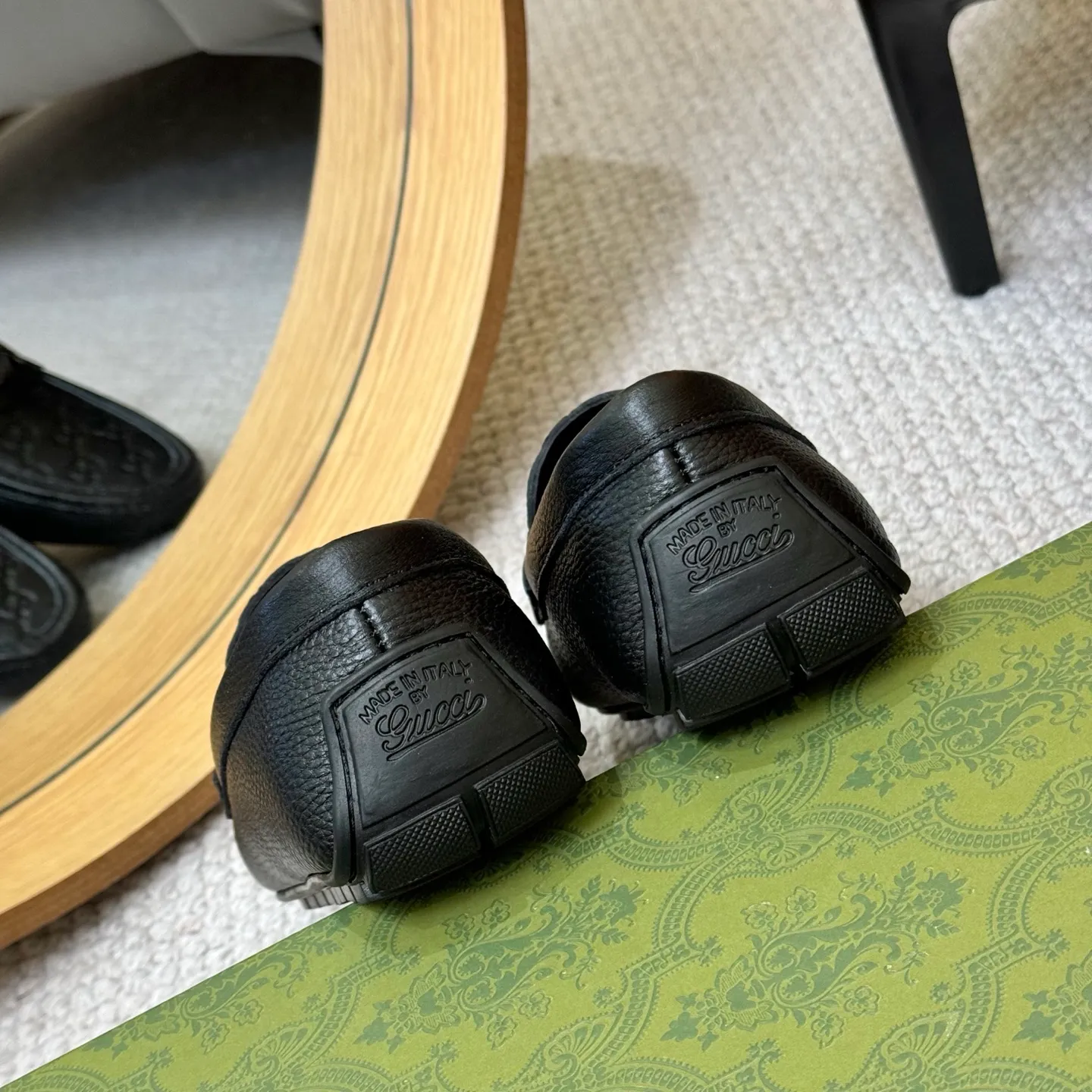 Men's shoes 💰420 (Yangli) Gucci* - the top version of Gucci classic beanie shoes! It is made of imported original cowhide and has a comfortable first layer of sheepskin lining! Original wear-resistant rubber outsole! High quality products! Size 38-46, with shoe dial, cloth bag, card